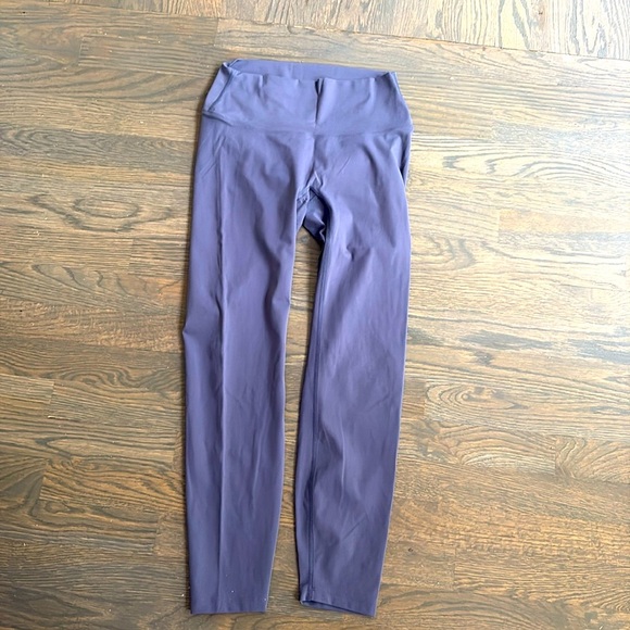SAVVI Leggings Compression Mid Rise  Medium Purple Gray - Picture 1 of 6